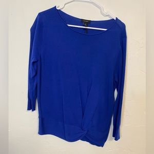 Halogen Blue Mazarine 3/4 sleeve sweater too in small